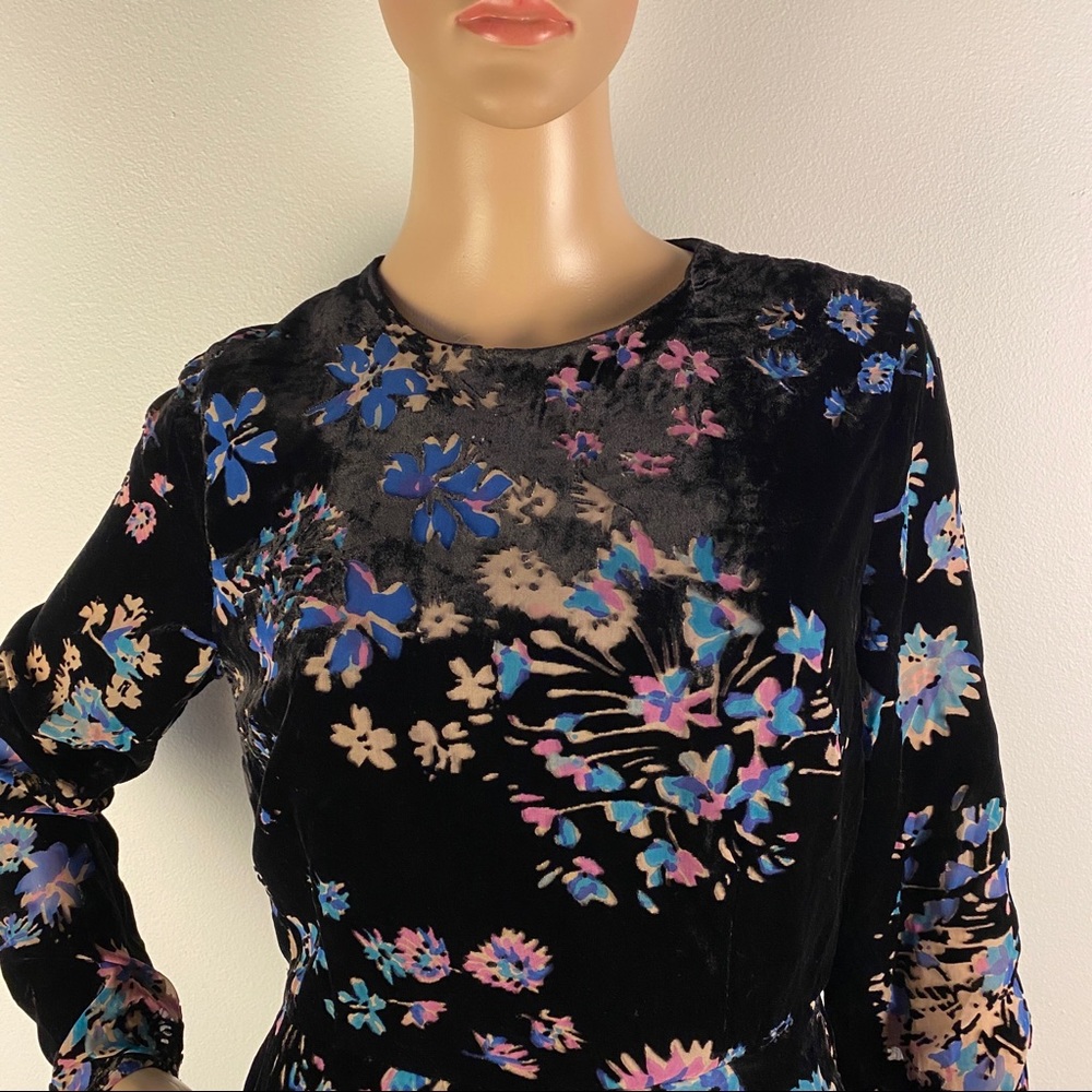 NEW REBECCA MINKOFF VELVET MINI DRESS - Picture 4 of 9